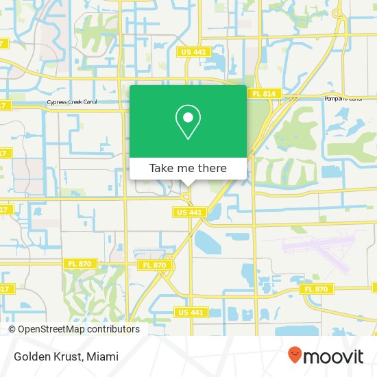 Mapa de Golden Krust, 1353 S SR-7 Pompano Beach, FL 33068