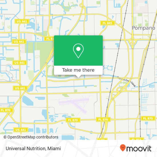 Universal Nutrition, 1461 SW 32nd Ave Pompano Beach, FL 33069 map