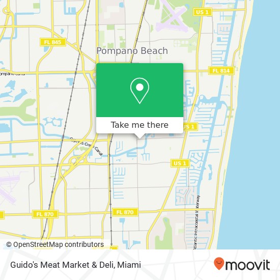 Guido's Meat Market & Deli, 78 E McNab Rd Pompano Beach, FL 33060 map