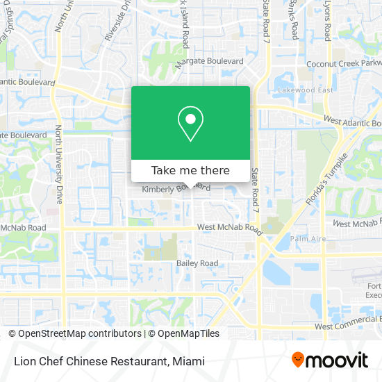 Mapa de Lion Chef Chinese Restaurant