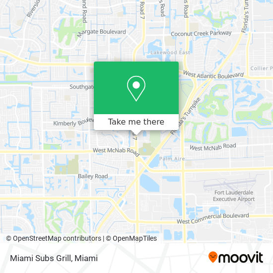 Miami Subs Grill map