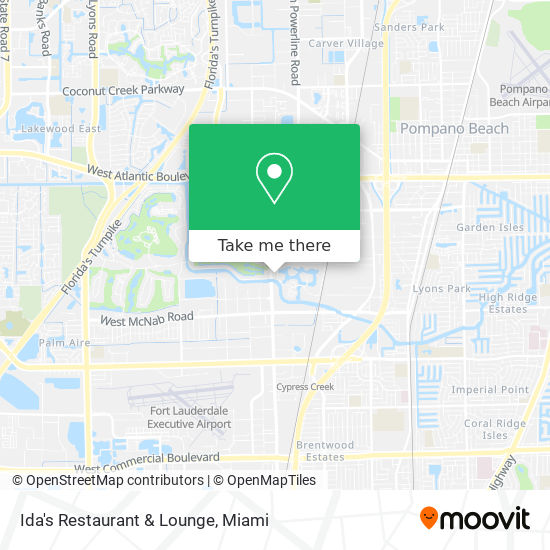 Ida's Restaurant & Lounge map
