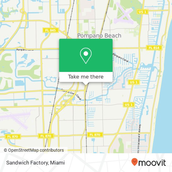 Sandwich Factory, 1311 S Dixie Hwy E Pompano Beach, FL 33060 map