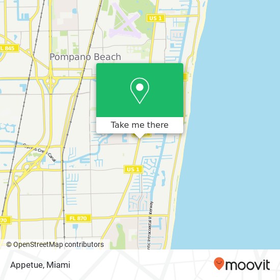 Appetue, 1386 S Federal Hwy Pompano Beach, FL 33062 map