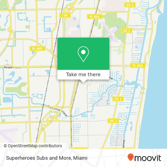 Superheroes Subs and More, 143 SW 6th St Pompano Beach, FL 33060 map