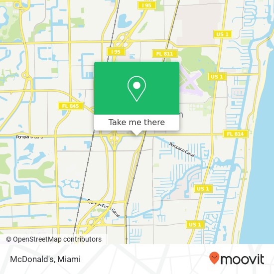 McDonald's, SW 1st St Pompano Beach, FL 33060 map