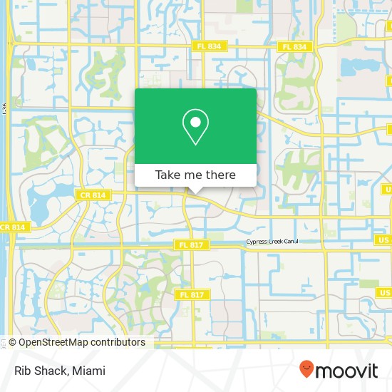 Rib Shack, 9469 W Atlantic Blvd Coral Springs, FL 33071 map