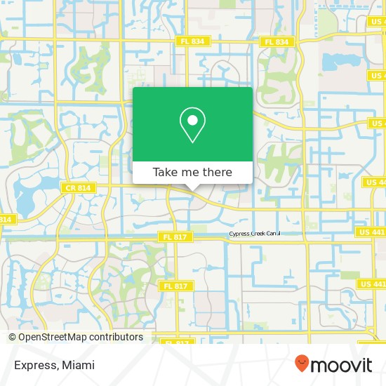 Mapa de Express, 9059 W Atlantic Blvd Coral Springs, FL 33071