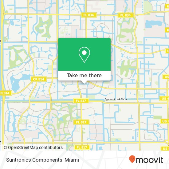 Mapa de Suntronics Components, 9379 NW 5th St Coral Springs, FL 33071