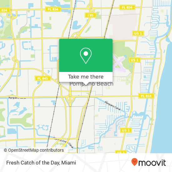 Mapa de Fresh Catch of the Day, 324 NW 6th St Pompano Beach, FL 33060