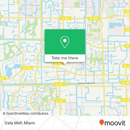 Mapa de Daily Melt, Coral Springs, FL 33071