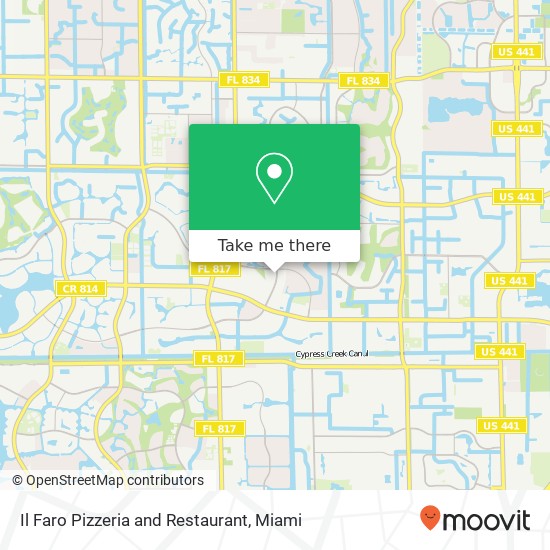 Il Faro Pizzeria and Restaurant, Coral Springs, FL 33071 map