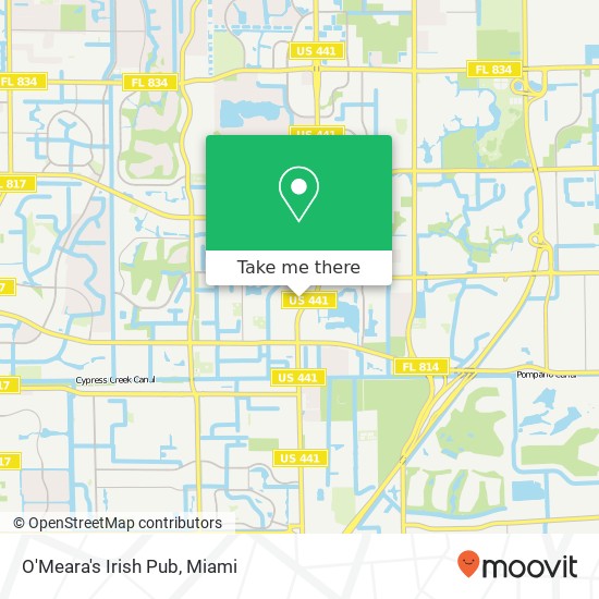 Mapa de O'Meara's Irish Pub