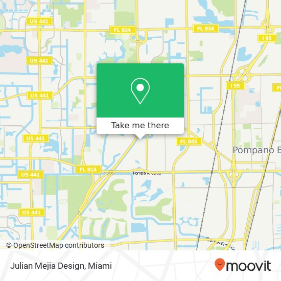 Mapa de Julian Mejia Design, 993 NW 31st Ave Pompano Beach, FL 33069