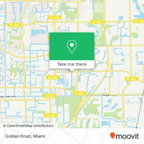 Mapa de Golden Krust, 4861 Coconut Creek Pkwy Coconut Creek, FL 33063