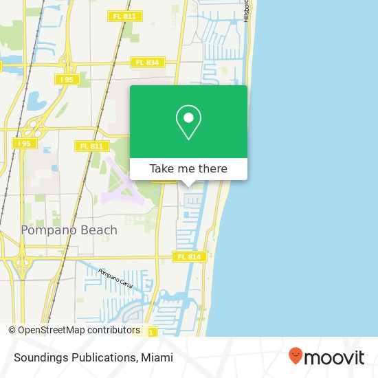 Mapa de Soundings Publications, 1211 NE 27th Way Pompano Beach, FL 33062
