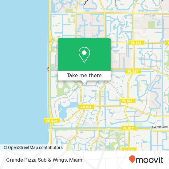 Grande Pizza Sub & Wings, 11217 Lakeview Dr Coral Springs, FL 33071 map