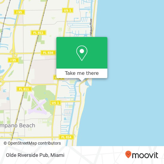 Olde Riverside Pub, 2507 N Ocean Blvd Pompano Beach, FL 33062 map