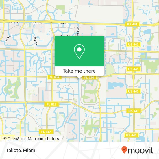 Takote, 8038 W Sample Rd Coral Springs, FL 33065 map