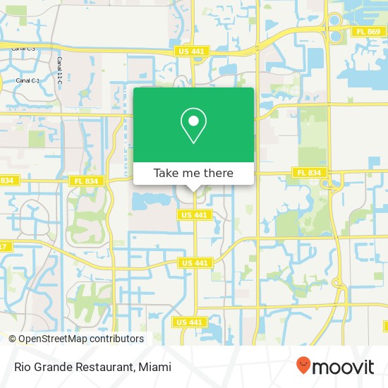 Mapa de Rio Grande Restaurant, 3231 N State Road 7 Margate, FL 33063