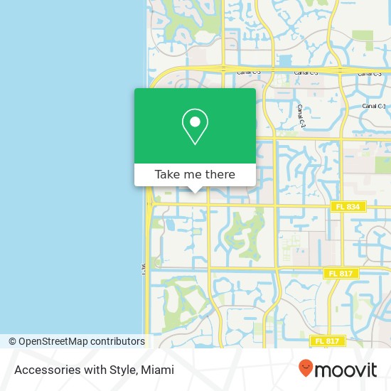 Mapa de Accessories with Style, 11905 NW 35th St Coral Springs, FL 33065