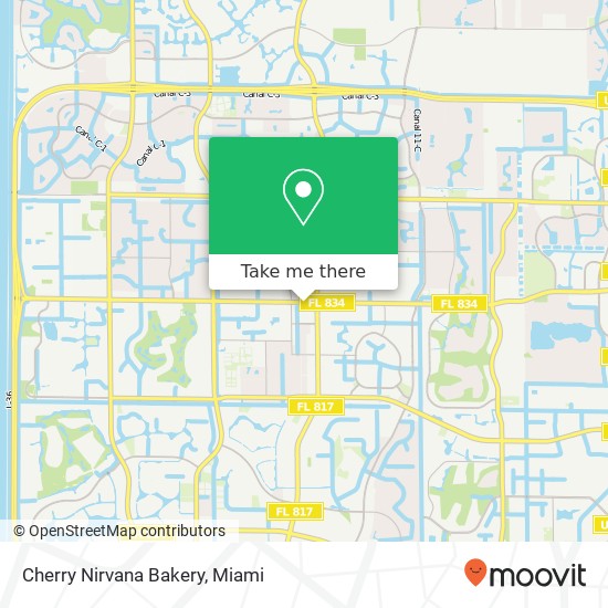 Mapa de Cherry Nirvana Bakery, 9400 W Sample Rd Coral Springs, FL 33065