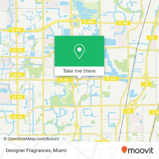 Mapa de Designer Fragrances, 2900 W Sample Rd Pompano Beach, FL 33073