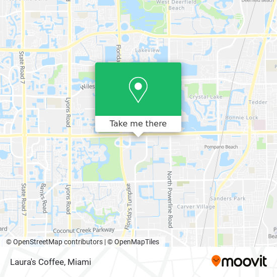 Laura's Coffee map