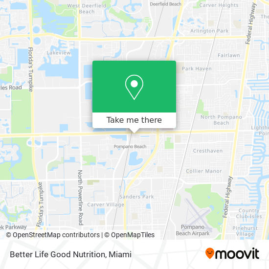 Mapa de Better Life Good Nutrition