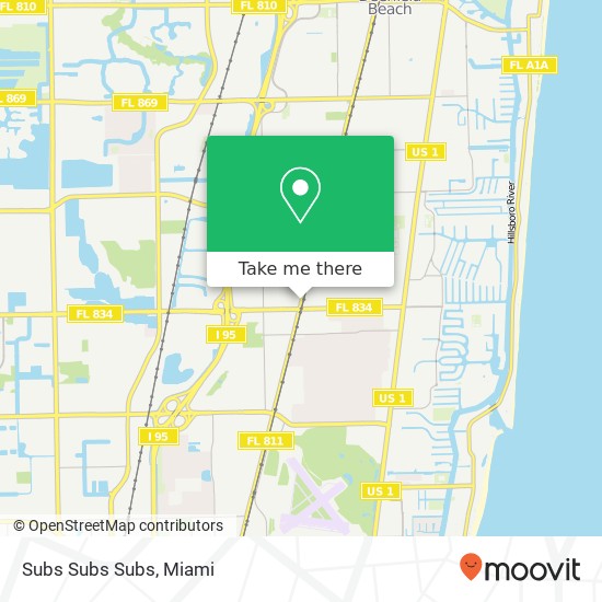 Subs Subs Subs, 3691 N Dixie Hwy Deerfield Beach, FL 33064 map