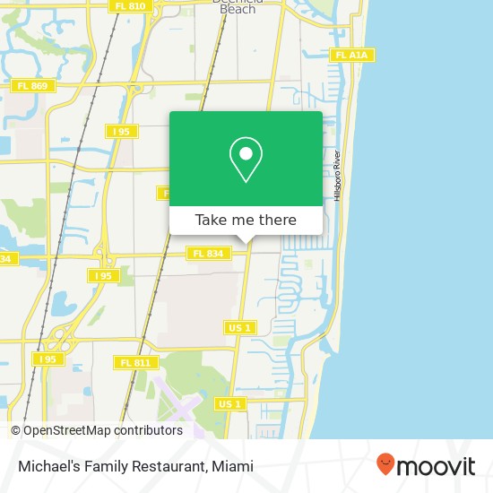 Michael's Family Restaurant, 3685 N Federal Hwy Pompano Beach, FL 33064 map