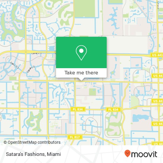 Mapa de Satara's Fashions, 9112 Wiles Rd Pompano Beach, FL 33067