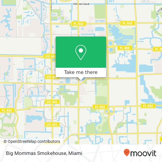 Mapa de Big Mommas Smokehouse, 4570 Lyons Rd Coconut Creek, FL 33073