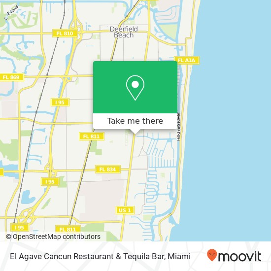 Mapa de El Agave Cancun Restaurant & Tequila Bar