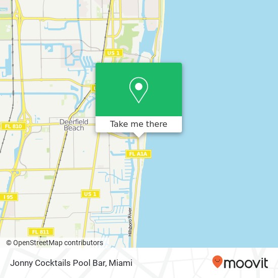 Mapa de Jonny Cocktails Pool Bar