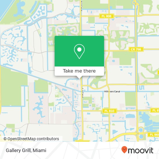 Mapa de Gallery Grill, 23009 State Road 7 Boca Raton, FL 33428