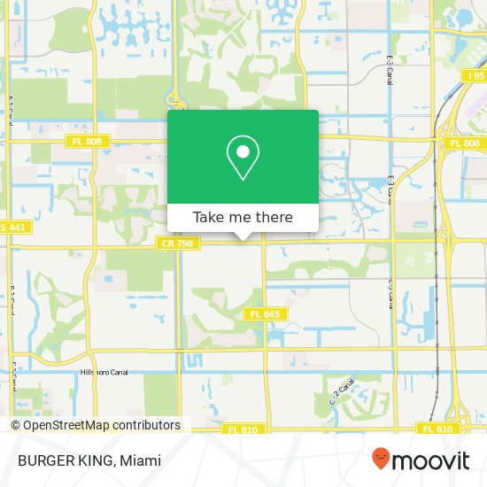 Mapa de BURGER KING, 7032 W Palmetto Park Rd Boca Raton, FL 33433