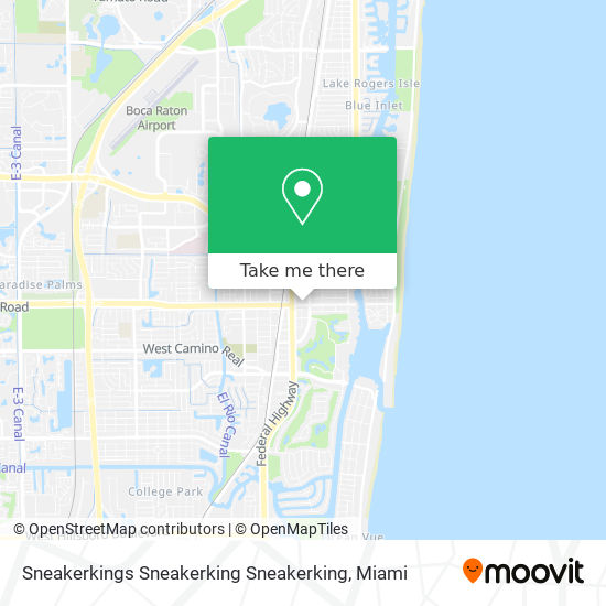 How to get to Sneakerkings Sneakerking Sneakerking in Boca Raton by Bus