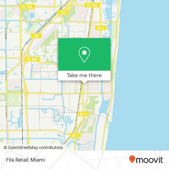 Fila Retail, 417 Plaza Real Boca Raton, FL 33432 map