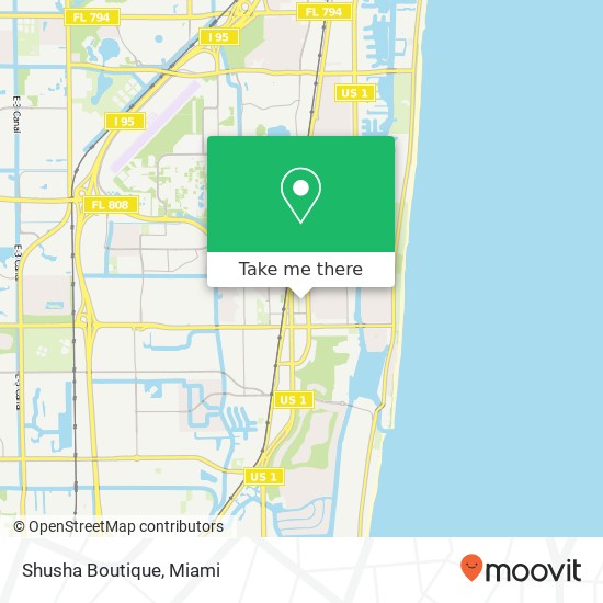 Shusha Boutique, Via Real Boca Raton, FL 33432 map