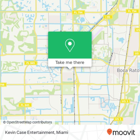 Kevin Case Entertainment map