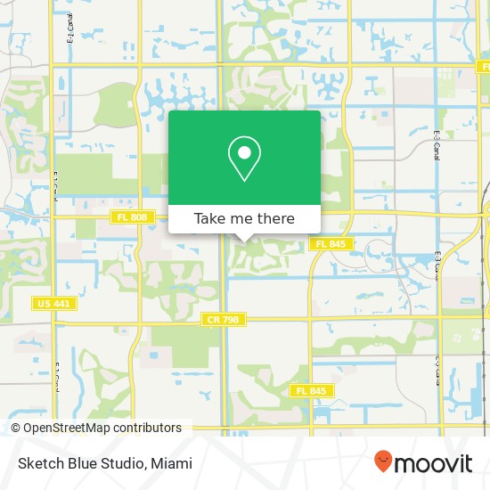 Mapa de Sketch Blue Studio, 7794 Afton Villa Ct Boca Raton, FL 33433