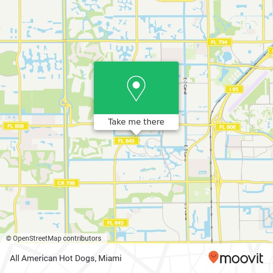 All American Hot Dogs, Pond Apple Rd Boca Raton, FL 33433 map