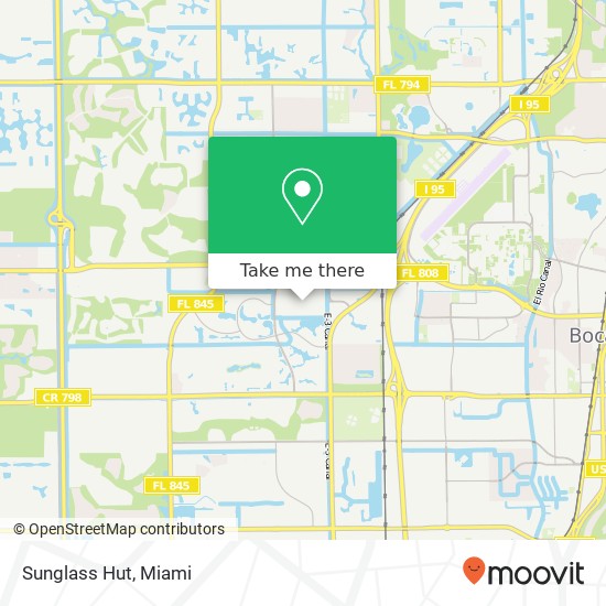 Sunglass Hut, 257 Town Ctr Boca Raton, FL 33431 map