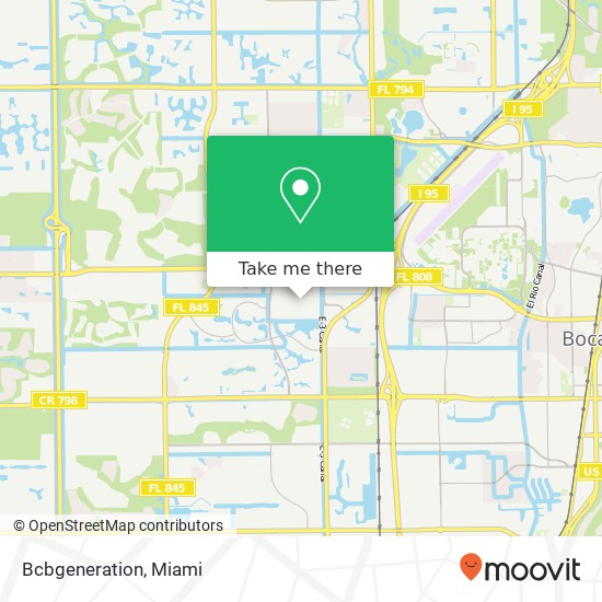 Bcbgeneration, Town Ctr Boca Raton, FL 33431 map