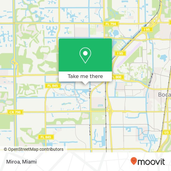 Miroa, Boca Raton, FL 33431 map