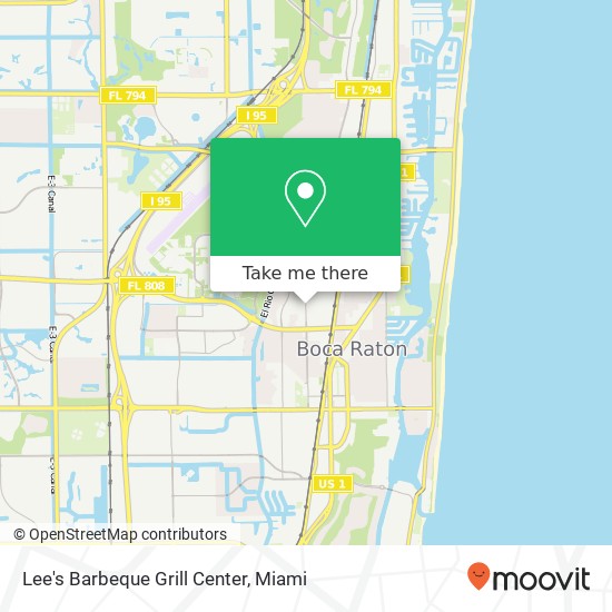 Lee's Barbeque Grill Center, 1603 NW 2nd Ave Boca Raton, FL 33432 map