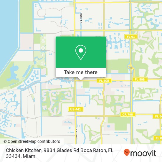 Chicken Kitchen, 9834 Glades Rd Boca Raton, FL 33434 map