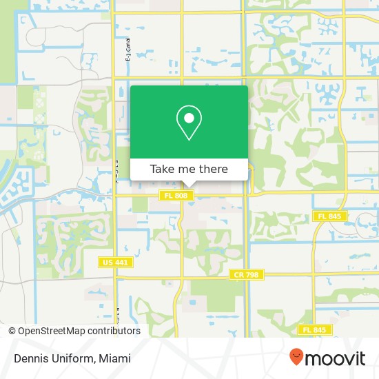 Dennis Uniform, 8903 Glades Rd Boca Raton, FL 33434 map