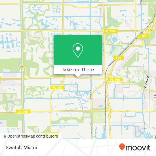 Swatch, 6000 Glades Rd Boca Raton, FL 33431 map